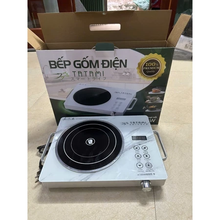 Bếp Gốm Hồng Ngoại Cao Cấp TATAMI Cảm Ứng Tương Thích Mọi Loại Nồi